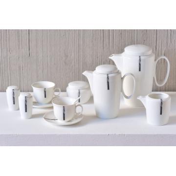 White Durable porcelain / new design coffee set /teaset
