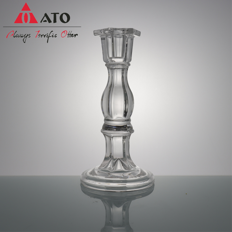 Clear Glass Candle Holder Wedding Party Candle Holders