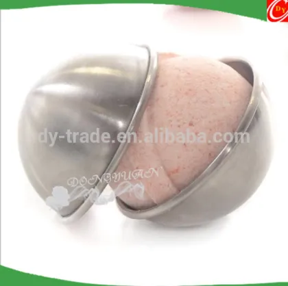 3 inch Stainless Steel Hollow Half Balls for BIG Round Bath Fizzies Molds