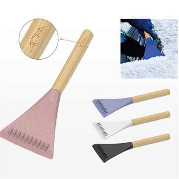 2023 New Arrival Ice Scraper with Bamboo Handle