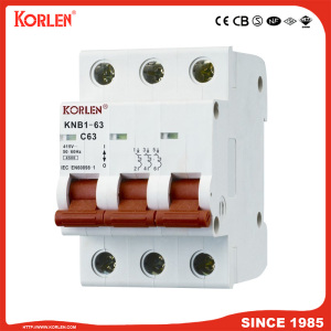 Mini circuit breaker 3p AC/DC type SEMKO SIRIM