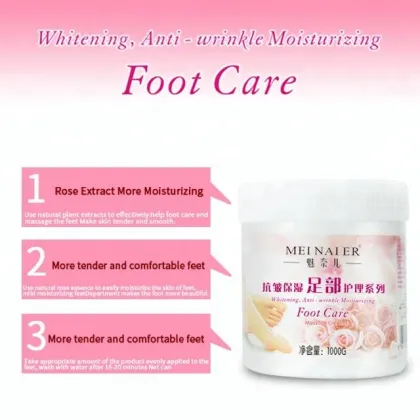 Organic Foot Spa Cream: Moisturizing, Lightening, and Dead Skin Removal