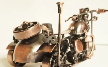 Metal Three-wheeled motorcycle model