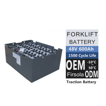 Hecha Forklift用のCPD25 48V 600AH交換バッテリー