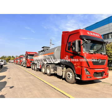 18,000-37,000 liters Danger Acid/ Chemical Liquid Tank Transport Semi Trailer