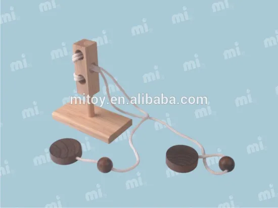 China factory toys wooden puzzle toy brain teaser iq puzzle