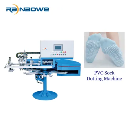 RB-12PS Silicone Sock Dotting Machine with PVC Dotting Function: Precision Textile Embellishment Tool