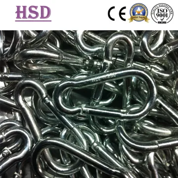 Galvanized Snap Hook, DIN5299c, Snap Hook with Screw, with Thimble