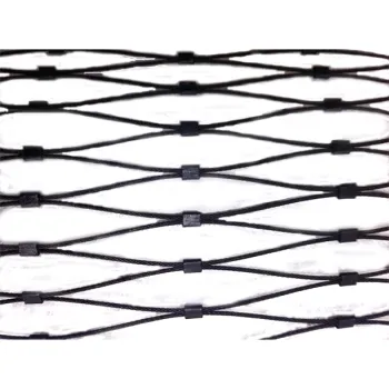 Flexible epoxy cable stainless steel rope mesh net