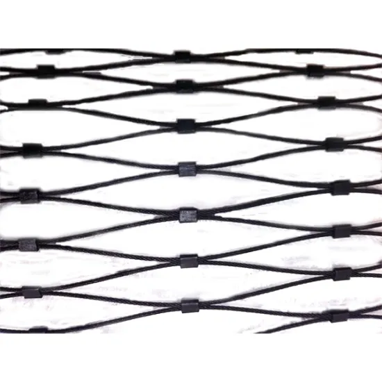 Flexible epoxy cable stainless steel rope mesh net