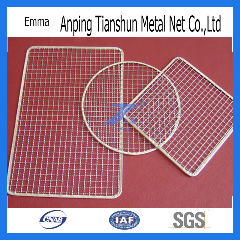 High Quality Stainless 304 Round Wire Mesh Barbecue Netting