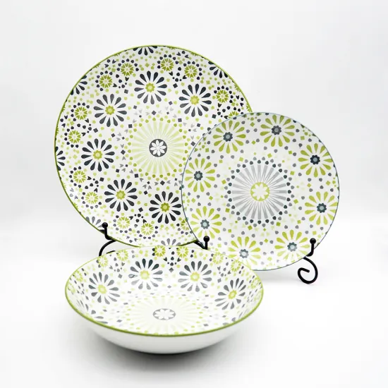 White Porcelain Tableware Plate Wholesale Japanese Dinnerset