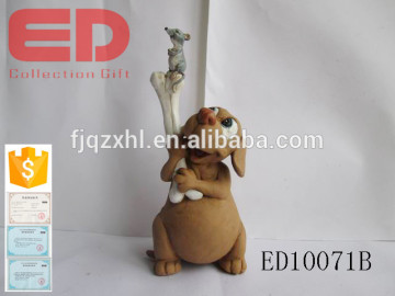 Cute outdoor dog sculpture decoration products