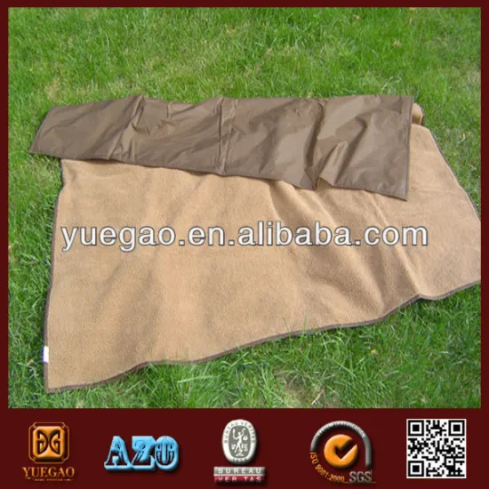 travel blanket 2013 New composite blanket Oxford cloth and velvet one