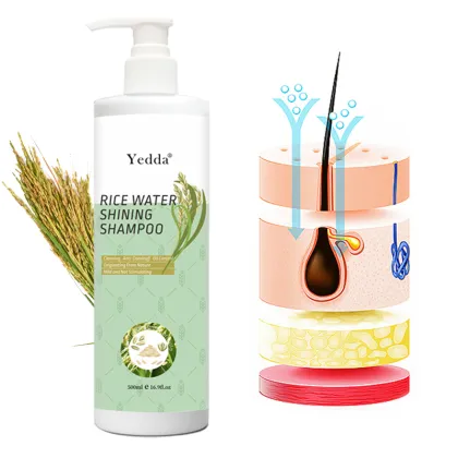 Private Label Rice Water Repair Hair Shampoo and Conditioner