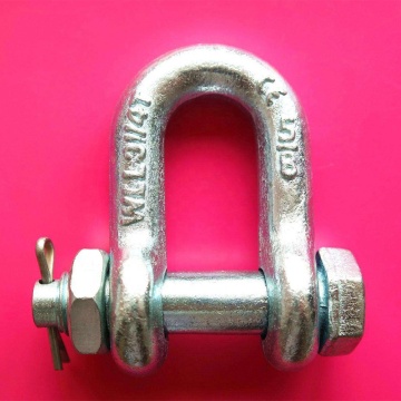 US G2150 Dee D Shackle: Drop Forged Bolt Type Anchor dan Shackle Chain Galvanized