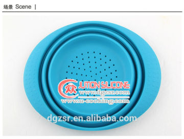 FDA standard silicone travel bowls,folding silicone bowl,camping collapsible bowl