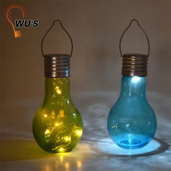 Top selling factory supply mini solar glass hanging light