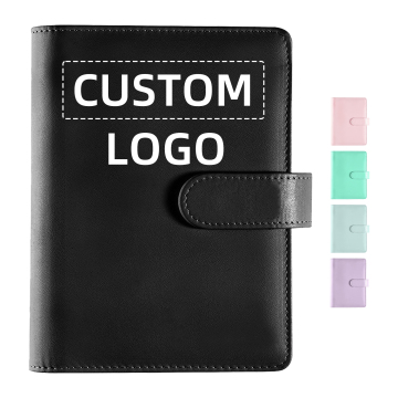 Wholesale Custom A6 PU Leather Planner Binder Organizer