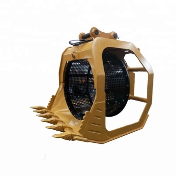 Large Industrial Screening Buckets for Excavators: Efficient Rotary Screening Solutions