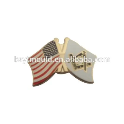 Wholesale Metal Lapel Pin Flag Badge Custom Pin Badge