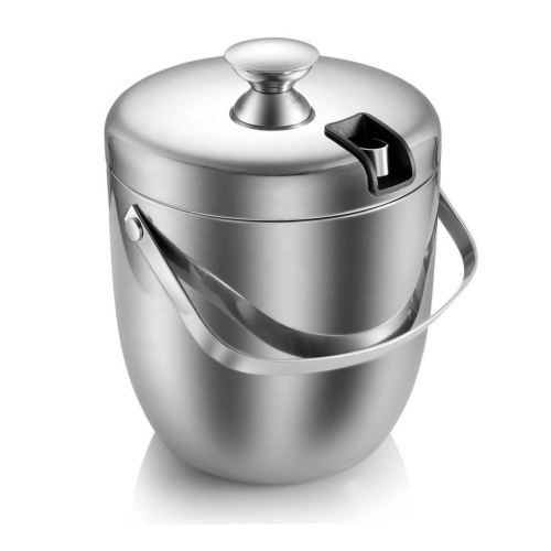 New Champagne Bucket Double Wall Stainless Steel Cooler Ice Bucket Supplier