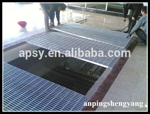 Galvanized steel grating ceiling