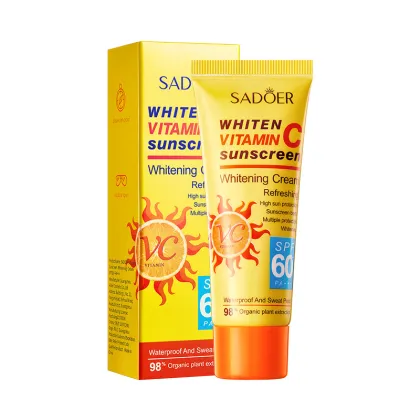 High-Quality UVA & UVB Protection: Whitening Sunscreen Foundation & Moisturizing Sun Cream