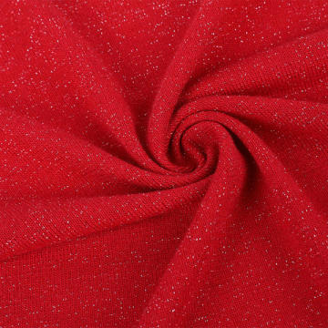 Polyester Lurex Jersey Novelty tissu