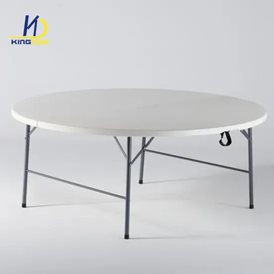 6 Feet HDPE Plastic Round Foldable Table for Wedding Rental