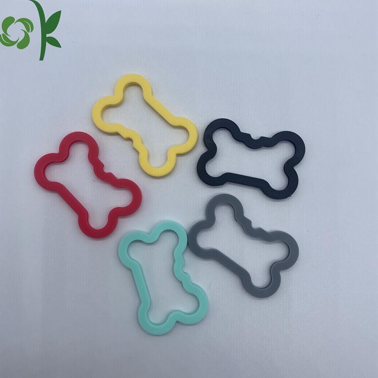 Cute Silicone Pet Tag Protective Holder