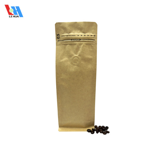 Kraft Paper Coffee Bags With Valve