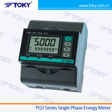 PQ7 Din-Rail Energy Meter Single Phase Power meter