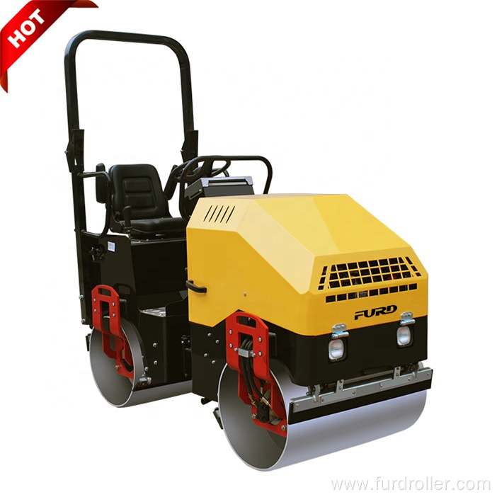 Good Compaction Force 1.5 Ton Hydraulic Vibratory Asphalt Roller