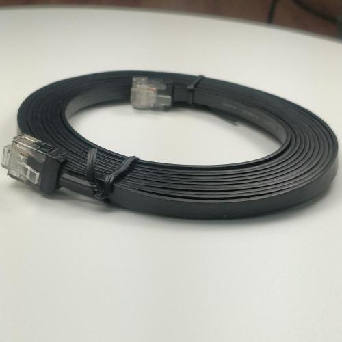 Gigabitowy płaski kabel sieciowy Cat6 LAN bez zaczepów