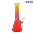 Bong de bécher en verre transparent dégradé