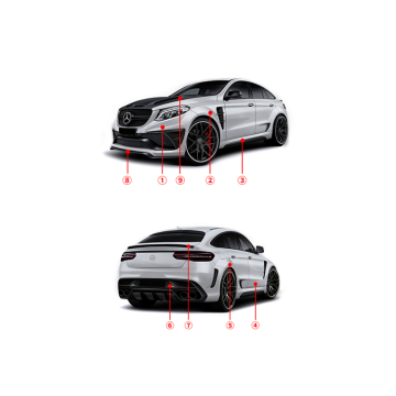 Mercedes Benz GLE Coupe Wide Body Kits 2016-2018 - Madly Style