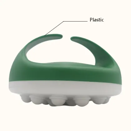 Green White Handle Plastic Massage Tools