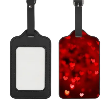 Custom LOGO UV Digital Printing Luggage Tag - Business Card Suitcase Label