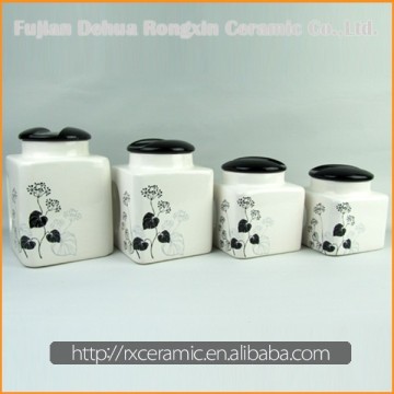 Wholesale Low Price High Quality ceramic condiment jars