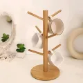 Portabicchieri in bambù per l'organizzazione della cucina