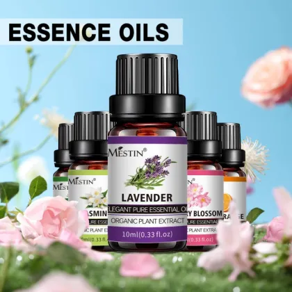 Mestin Customizable Essential Oil Kit with Organic Natural Botanicals