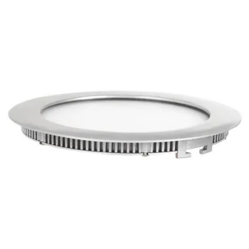 Ip54 12w Aluminum Round Ceiling Led Flat Panel Lights For School , High Brightness