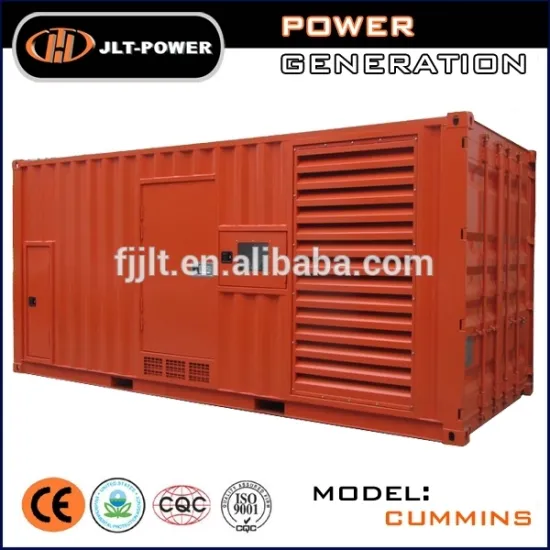 super slient generator with spare, containerized generator set