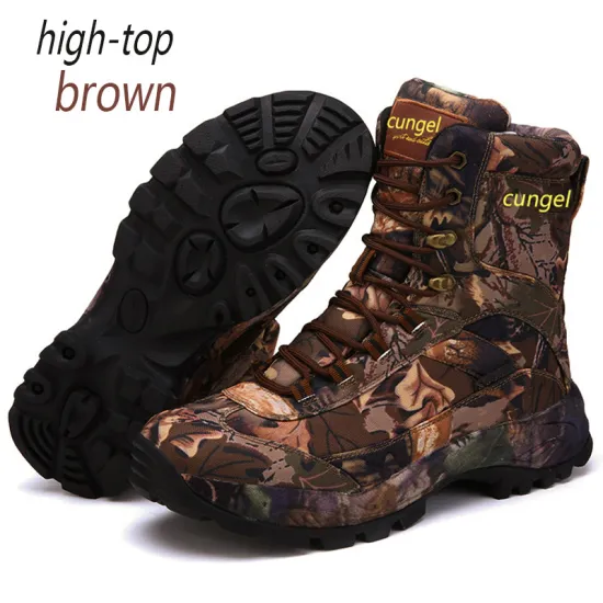 Wholesale Waterproof Hunting Boots: Vibram Soles, Insulated & Breathable Climbing Sneakers