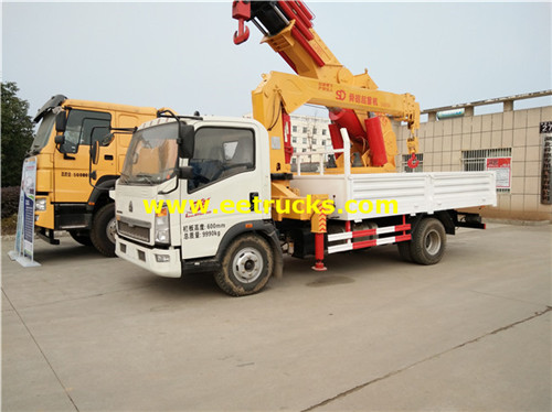 Lori 4x2 5ton lori na cranes