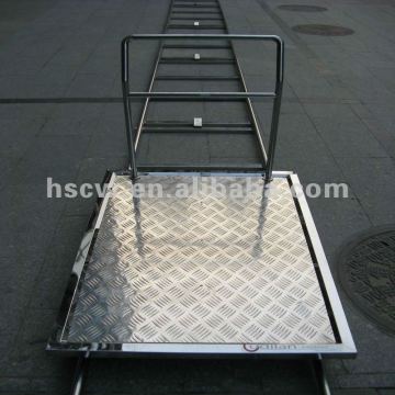 stainless steel sliding track dolly