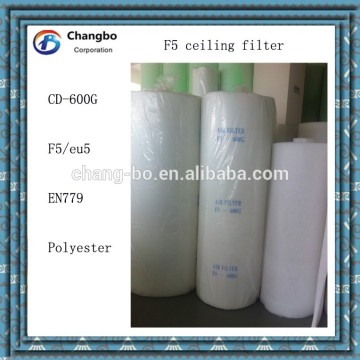 600g CD-600 polyester fiber Ceiling Filter/roof filter