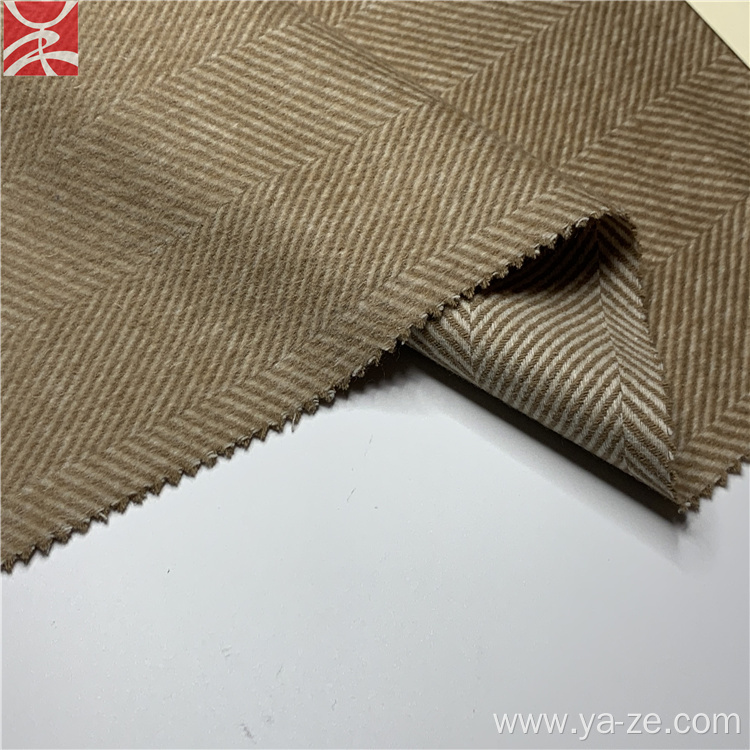 cheap woven woolen wool twill herringbone fabric cloth