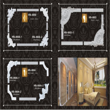 Polyurethane Elegent Corner & Frames for Decoration